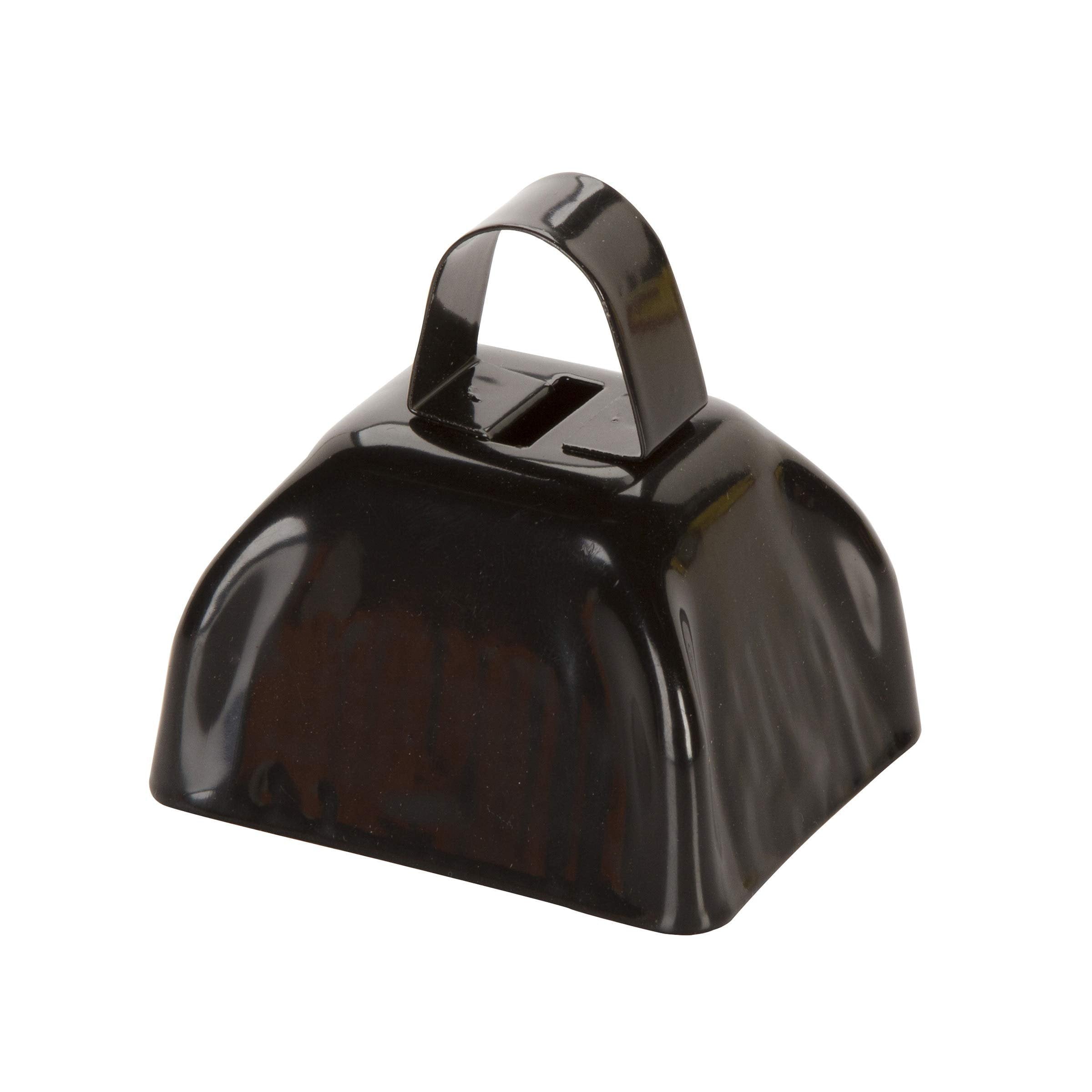 Darice, 3 inch, Metal Cow Bell, Black