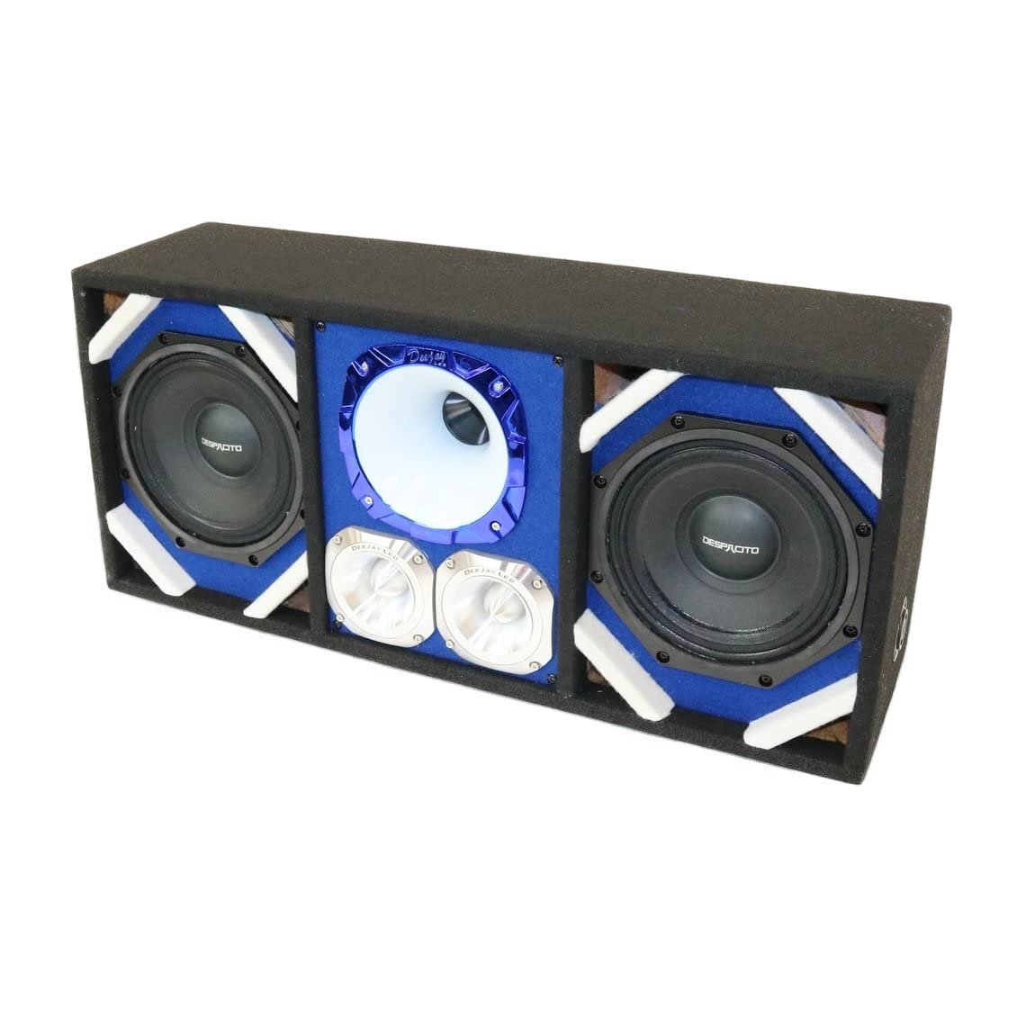 DEEJAY LED TBH8BLUE DEEJAYLED 2 8" Despacito Horn 2 TW Braz