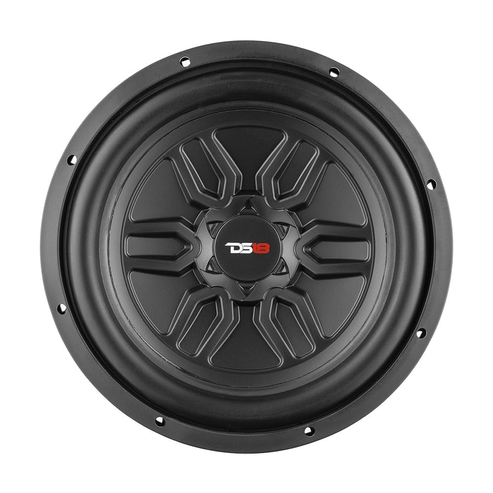 DS18 SLC-MD12.4D Car Subwoofer 12" 1000 Watts Max Power 250 Watts RMS Dual Voice Coil 4 Ohms. Easy Mounting. Loud Bass for Vehicle Stereo Sound System - 1 Speaker