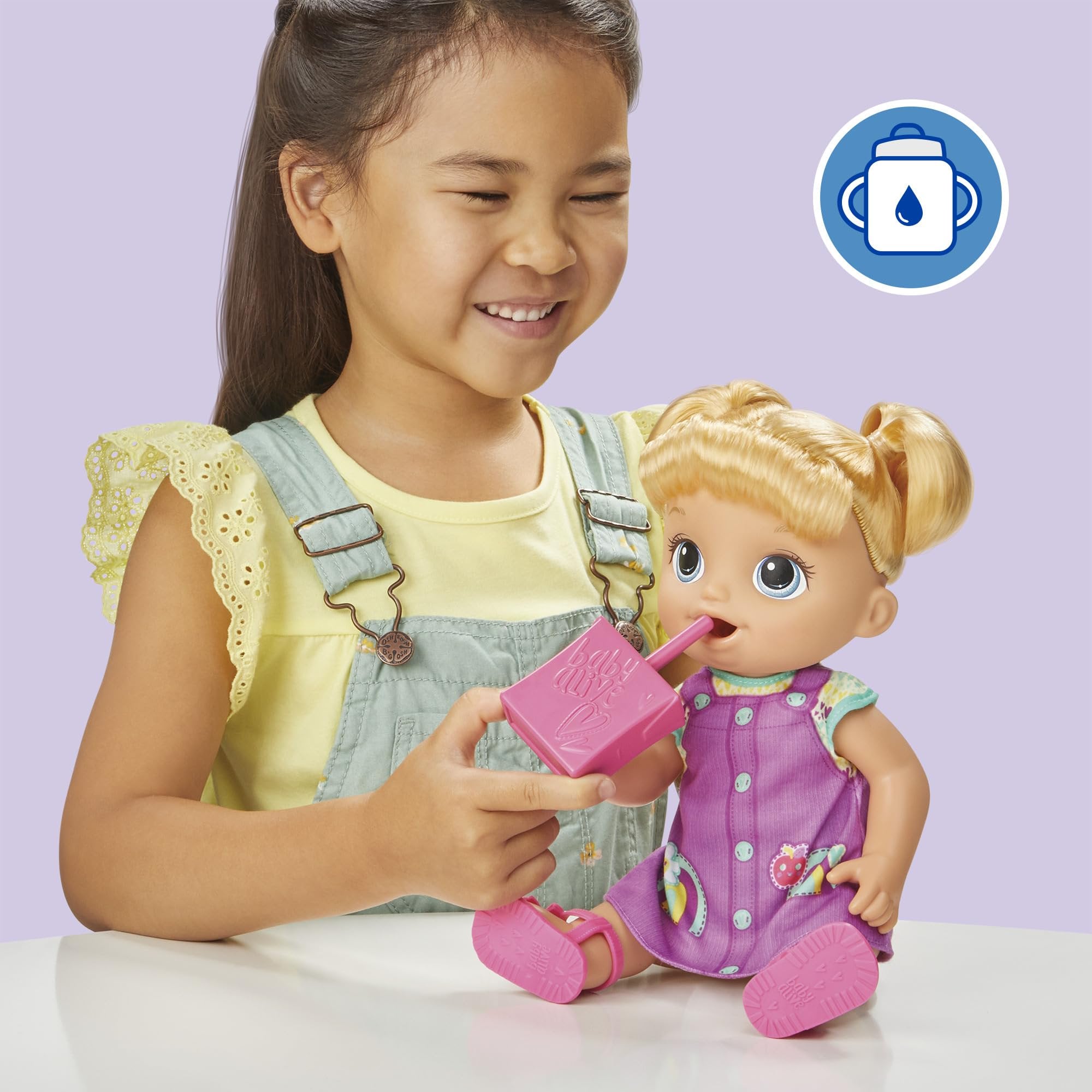 Baby Alive Time for School Baby Doll Set, 12 Inch, Back to School Toys for Girls & Boys, Blonde Hair, Preschool Gifts for Kids, Ages 3+ (Amazon Exclusive)
