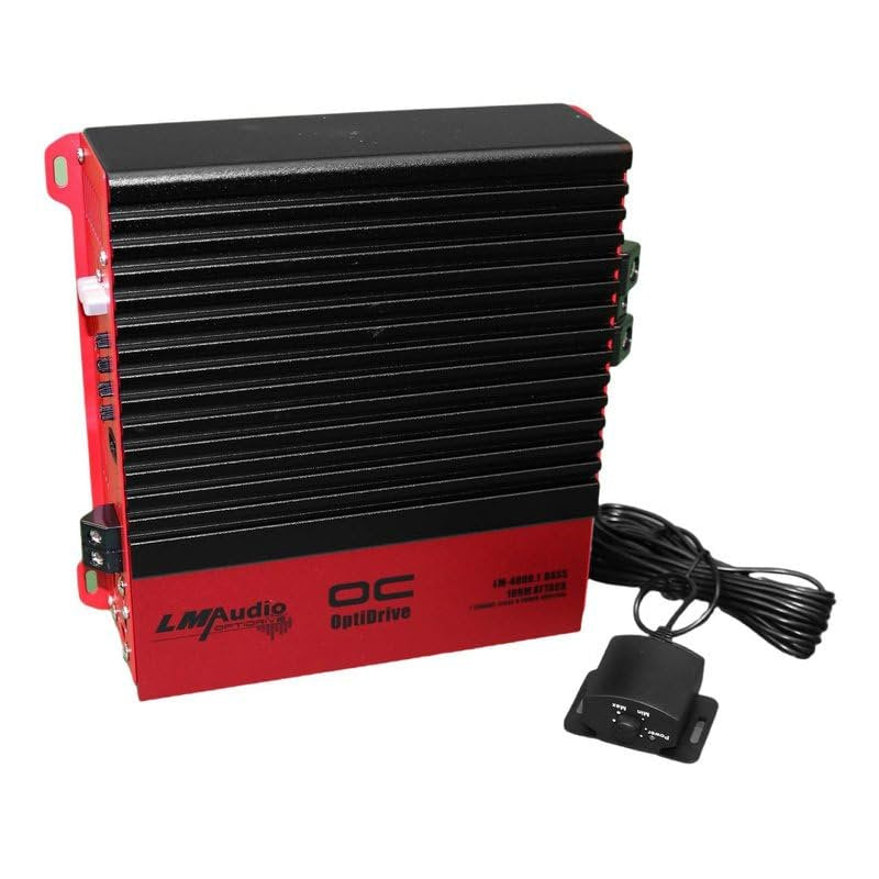 Luna Morena LM-4000.1BASSATT Bass Car Audio Amplifier 4000 Watt 1 Channel Subwoofer Amp 1 Ohm with Dial Adjust Bass Boost Subsonic Filter