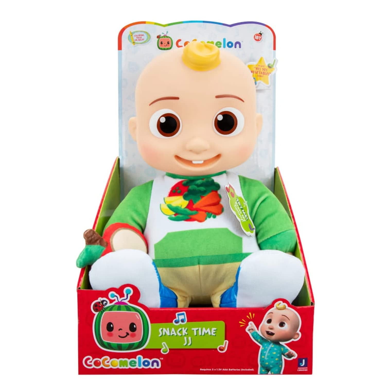 CoComelon Jazwares Musical Snack Time JJ Doll (CMW0180)