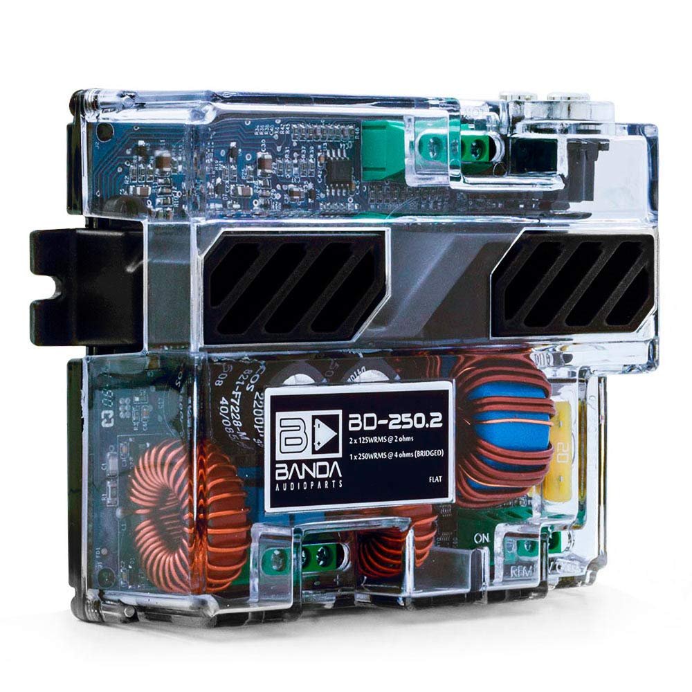 Banda BD 250.2 Channel 250 Watts RMS 2 Ohm Car Amplifier
