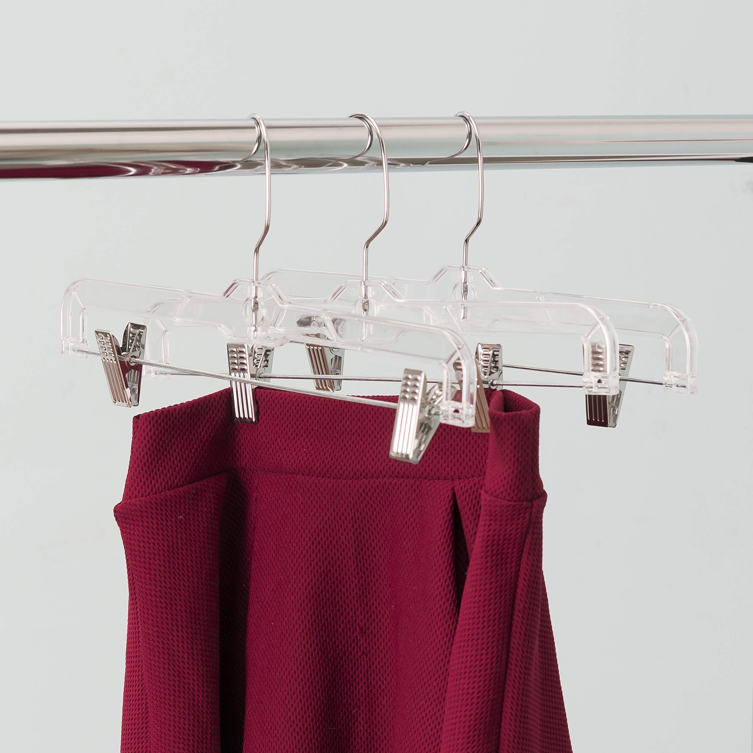 Home Basics 3-Piece Crystal Skirt Hanger