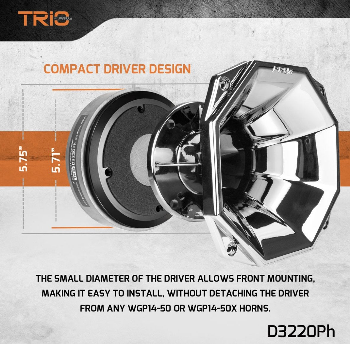 PRV D3220PH Pro Audio Phenolic Compression Driver