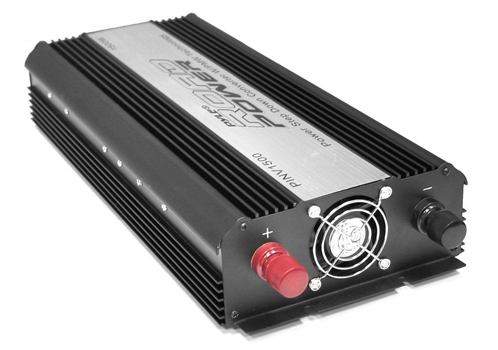 Pyle PINV1500 Plug In Car 1500 Watt 12V DC to 115 Volt AC Power Inverter with USB Outlet