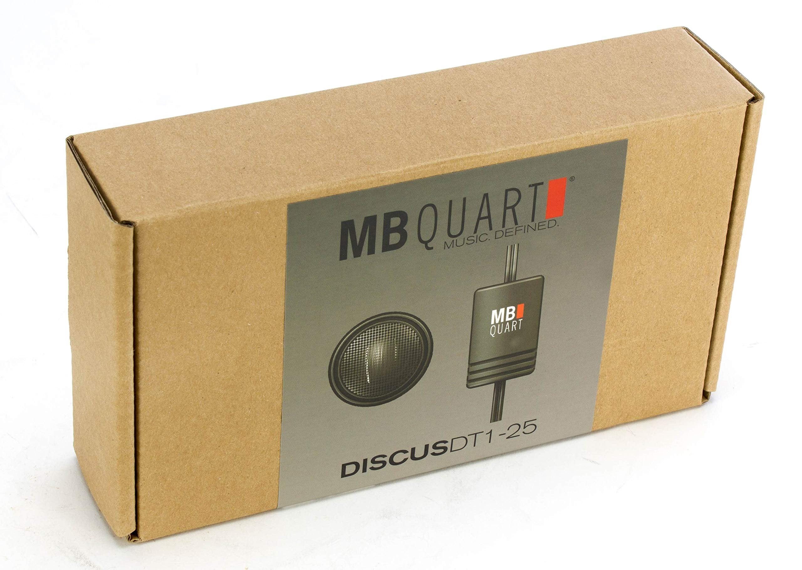 MB Quart DT1-25 Discus Tweeters with Crossover, 1-Inch, Set of 2