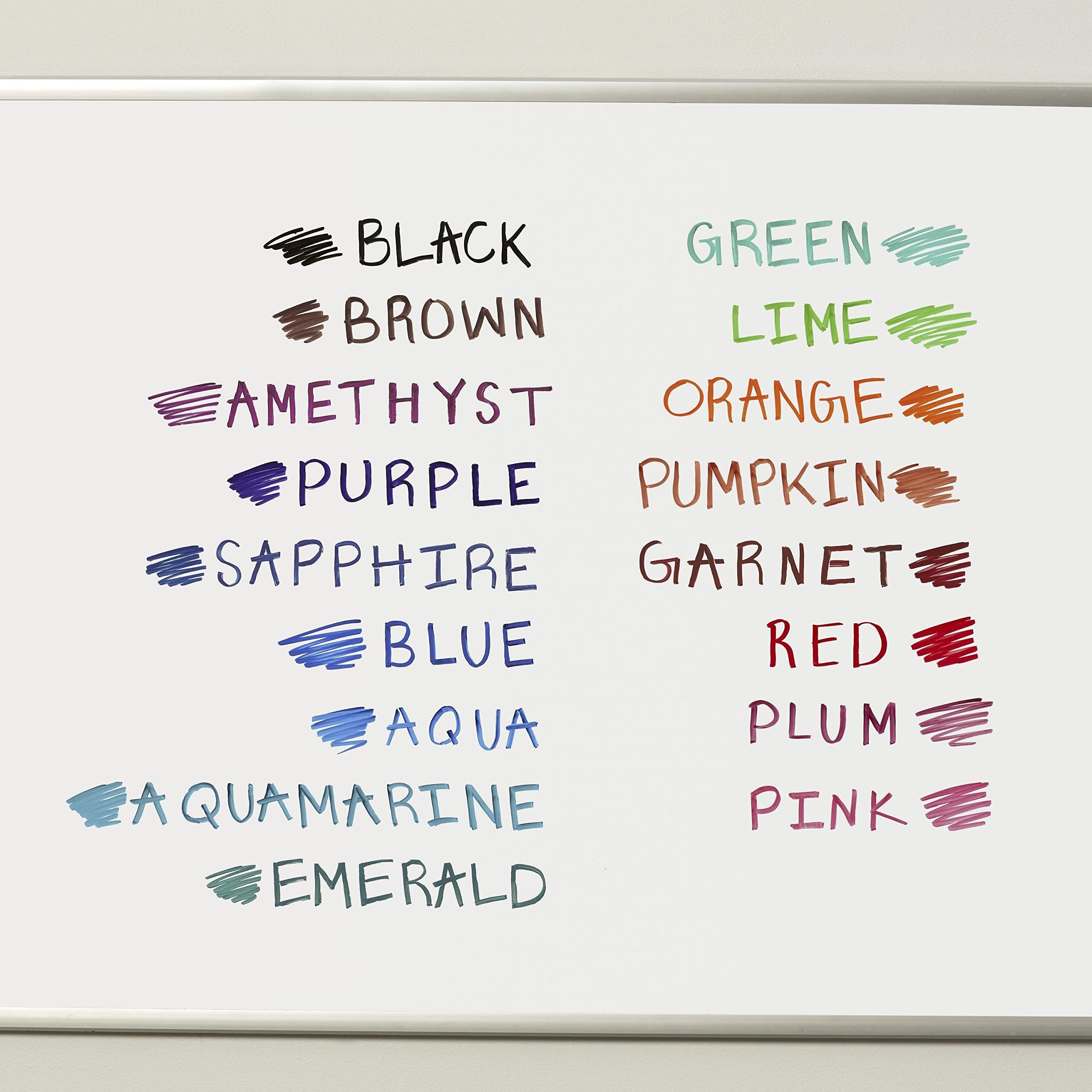 EXPO 1743032 Low-Odor Dry Erase Markers, Chisel Tip, Fashion Colors, 8-Count