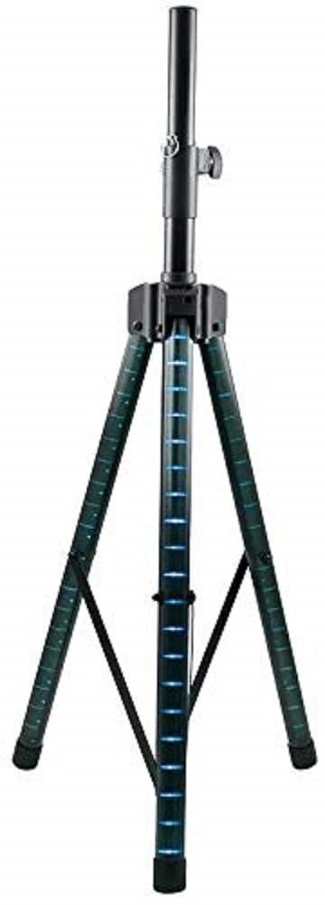 Gemini Sound STL-100 Professional Heavy Duty Speaker Stand with Synced LED Lighting, Black