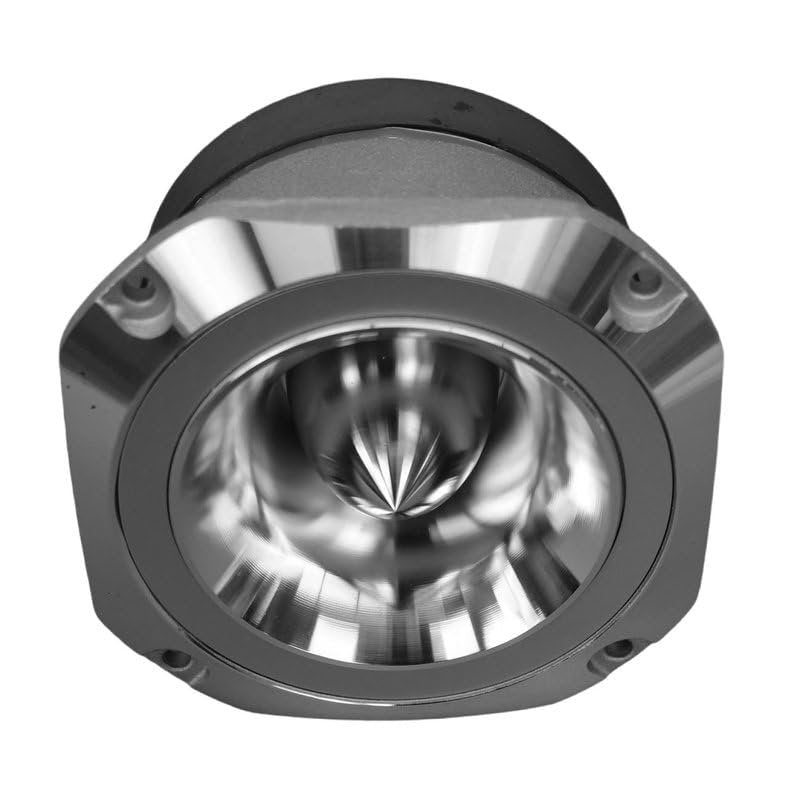 Luna Morena LM-CP22 Bullet Super Tweeter 1.5-in Voice Coil 8-Ohm 850 Watt Max Diecast Aluminum Frame Audio Speaker Silver