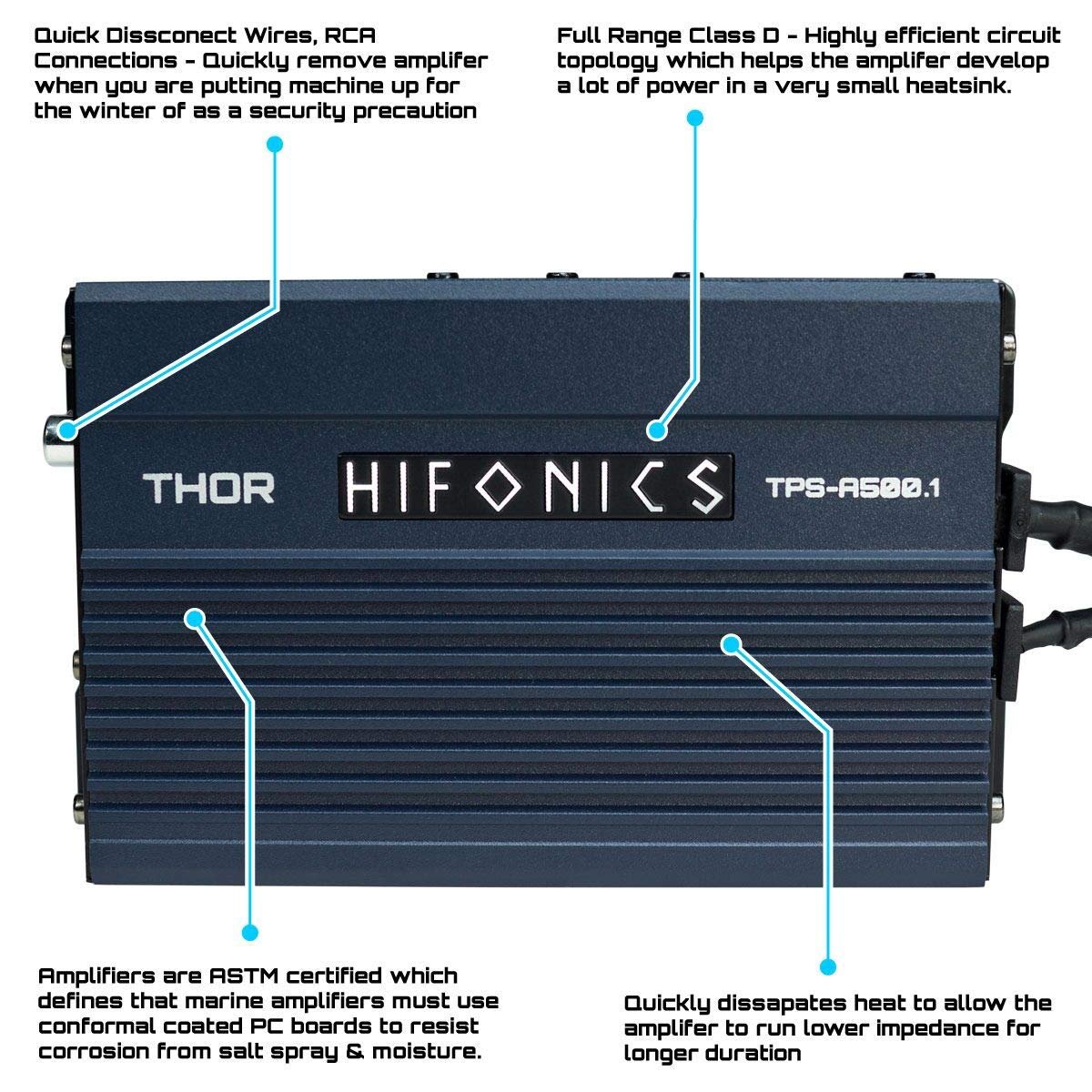 Hifonics Thor HIGH Performance Compact, Black, One Size
