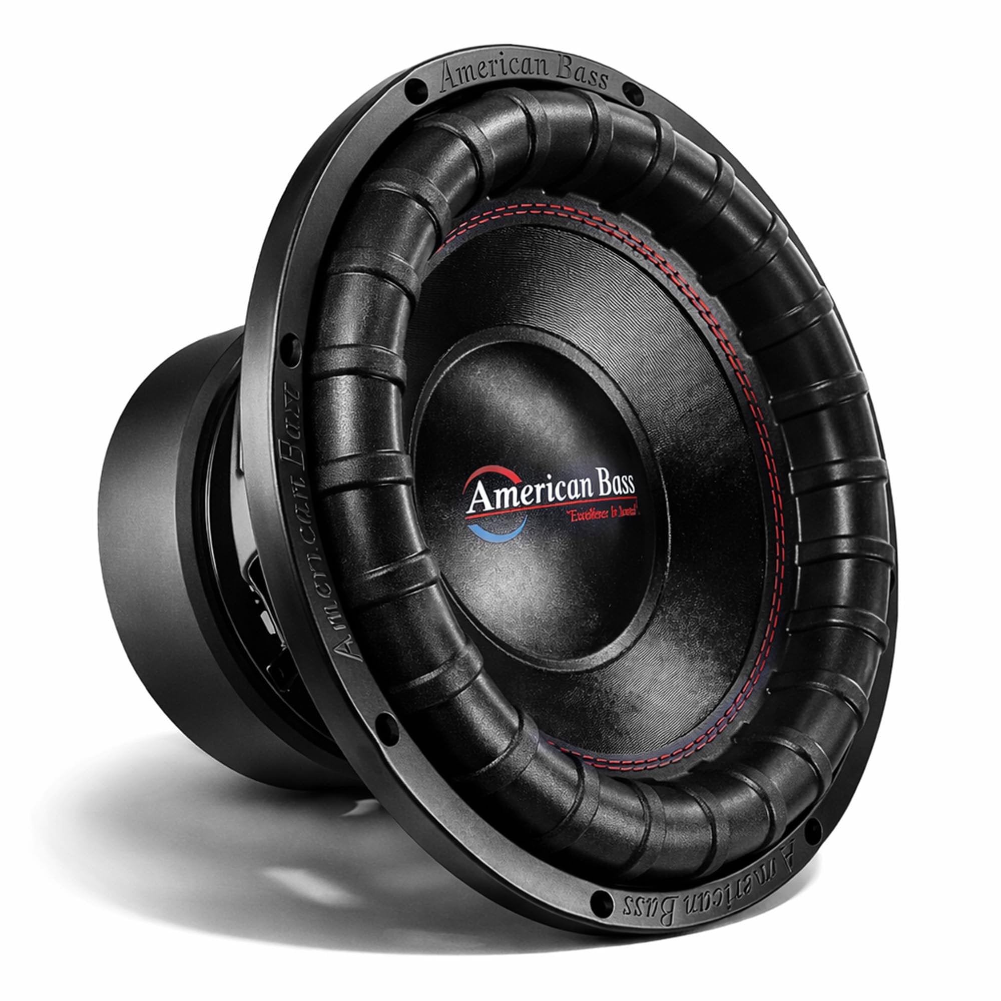 American Bass 15" Elite Series Car Subwoofer, 2400W Peak / 1200W RMS, Dual 4 Ohm and 3" 4-Layer Voice Coil, 150oz Magnet Heavy Duty Hi-Roll Surround, High-Performance Deep Bass in Car Audio Systems