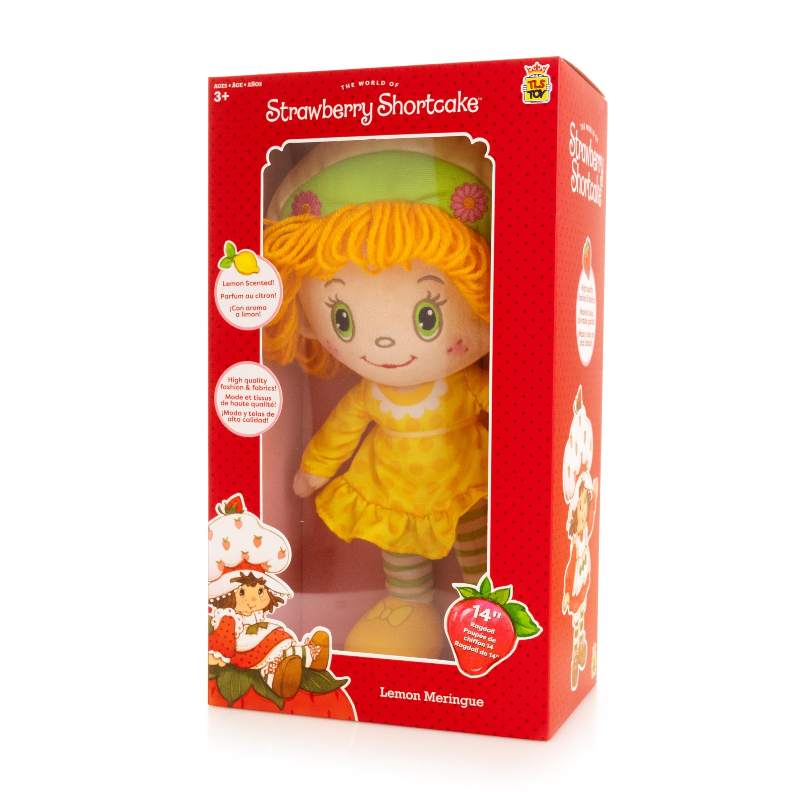 The Loyal Subjects Strawberry Shortcake Sweet Scented 14-inch Lemon Meringue Doll