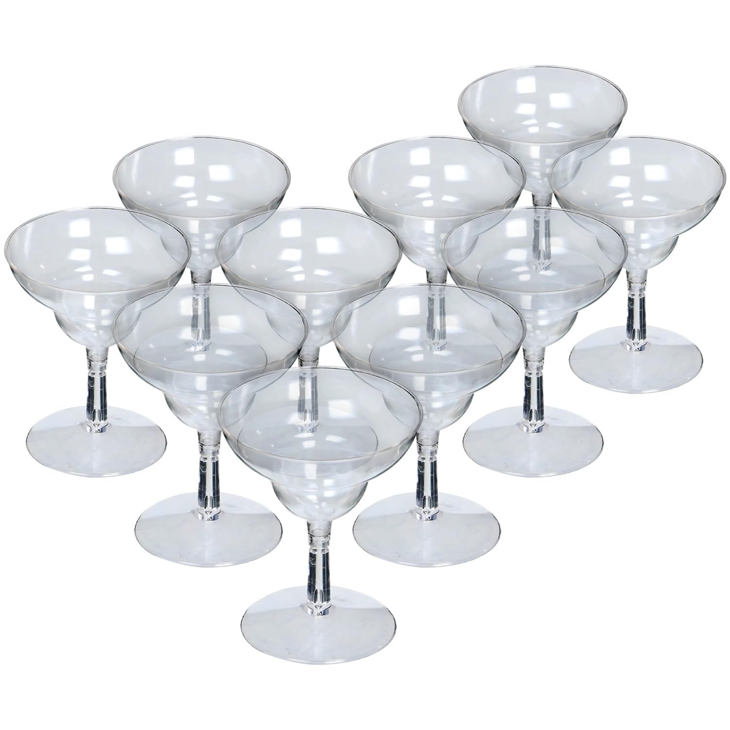 Lillian Tablesettings Mini Entertainers 10 Count Petite Margarita Cup, 2 oz, Clear