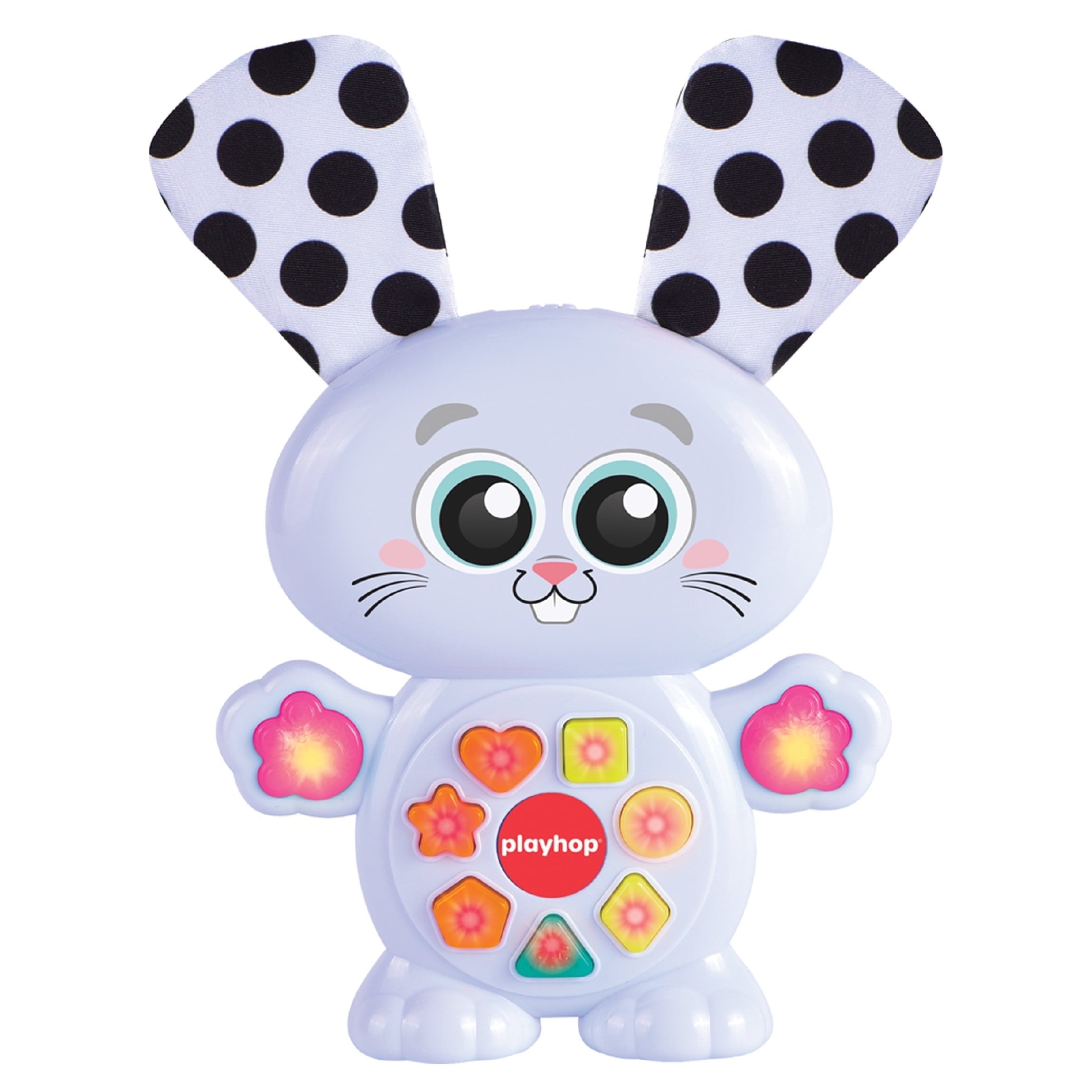 Playhop Lights & Sounds Rabbit - BPA Free | Ages 6 Months and Up
