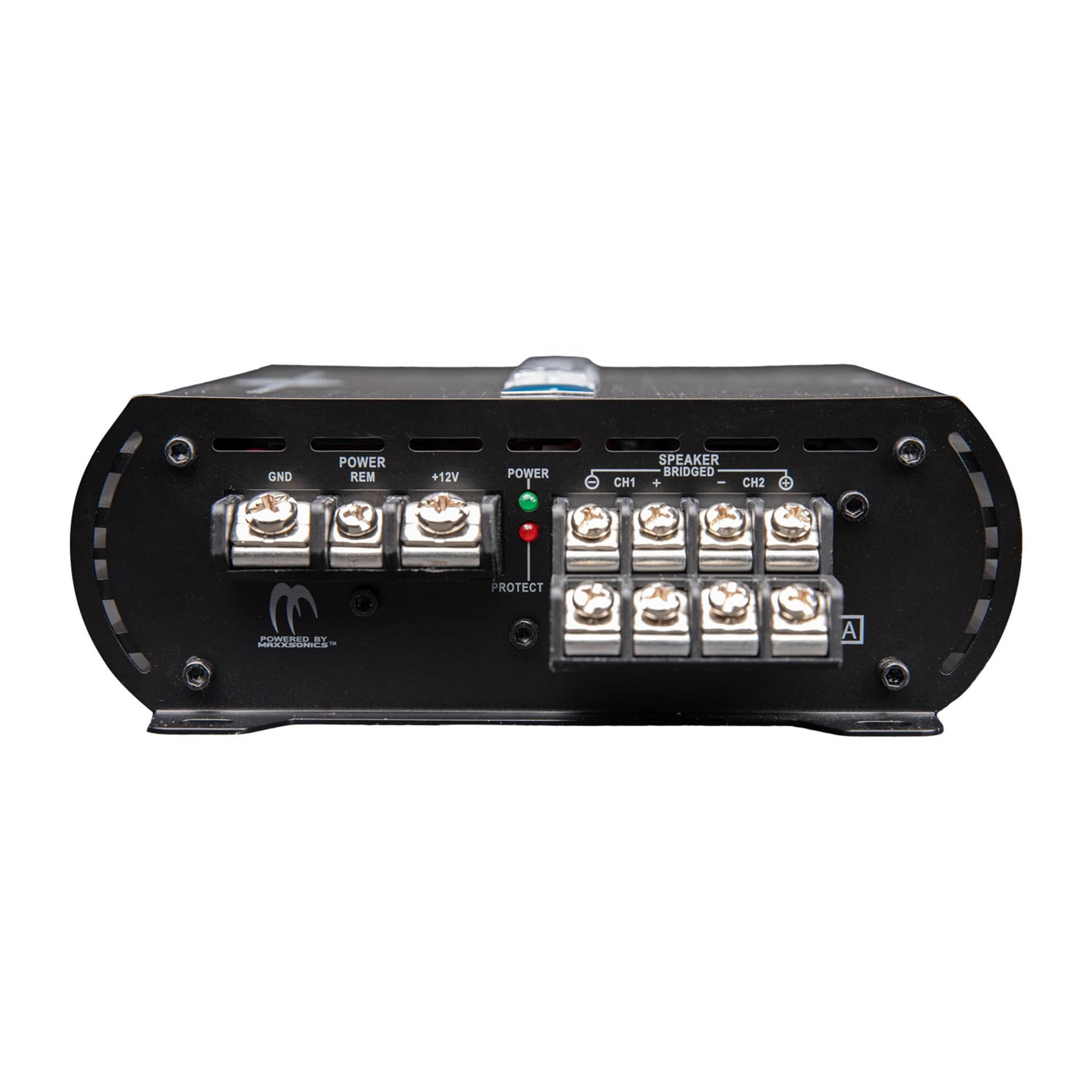 Autotek 1200 Watt 4 Channel Car Audio Amplifier with Bass Knob, High Output Class D Mono Bridged 4 Ohm Stable Input, Street Machine, SM-1200.4D, Black