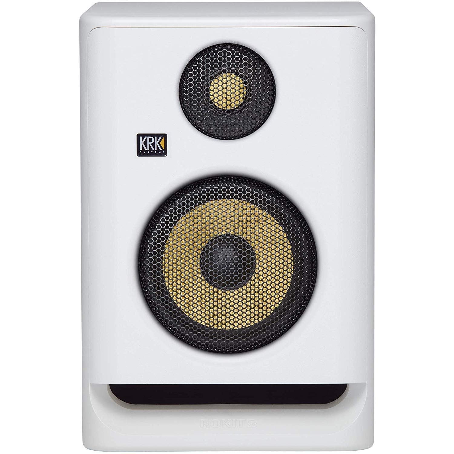 KRK RP5 Rokit 5 G4 Professional Bi-Amp 5" Powered Studio Monitor, White Noise