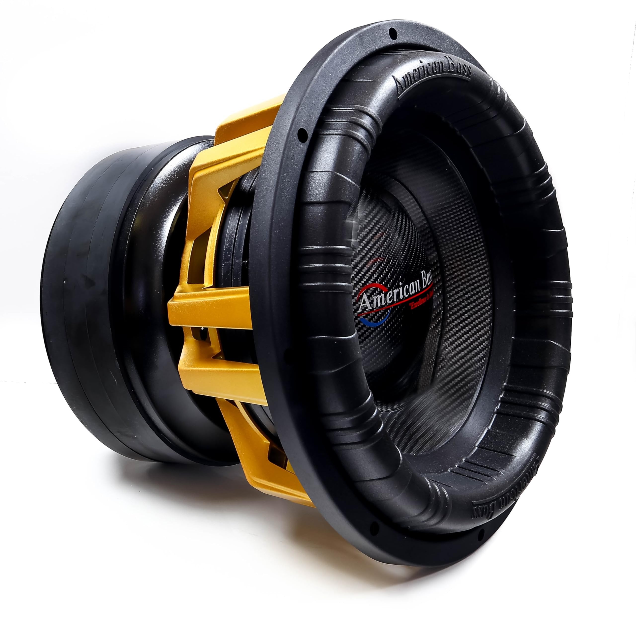 American Bass King 12 Inch Subwoofer 6500 Watt RMS and 15,000 Watt Max Power, 2 Ohm Impedance, 613-oz Magnet, and 4.5-inch Voice Coil, Pack of 1