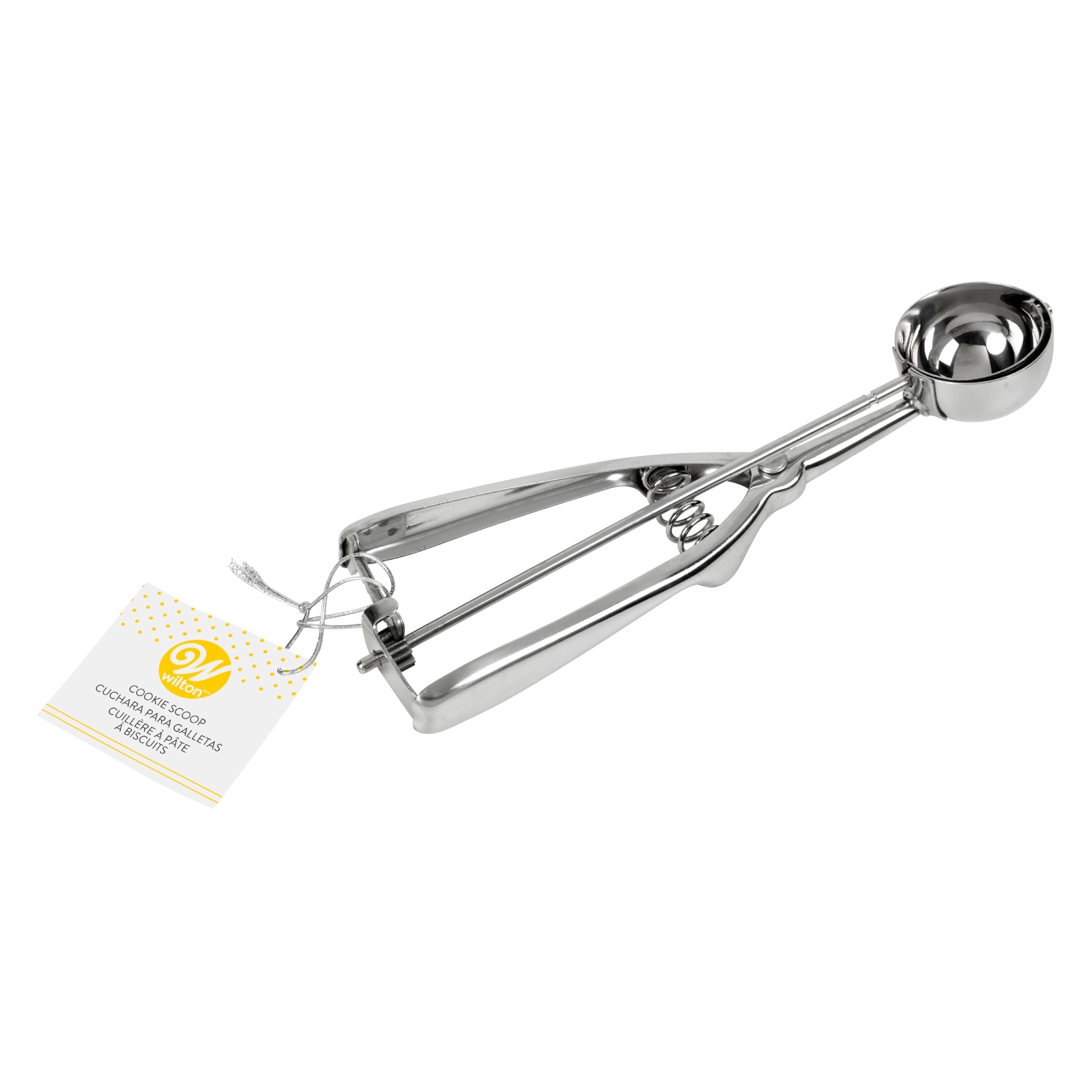 Wilton Stainless Steel Cookie Scoop, 1 Count (Pack of 1), Silver