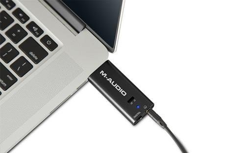 M-Audio, 1 Acoustic Guitar Effect Pedal, 16-bit / 48kHz (Micro DAC)
