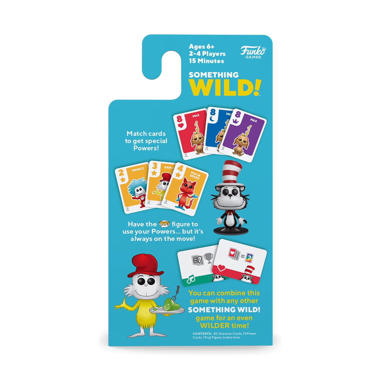 Funko Something Wild! Dr. Seuss with Cat in The Hat Pocket Pop! Card Game for 2-4 Players Ages 6 and Up