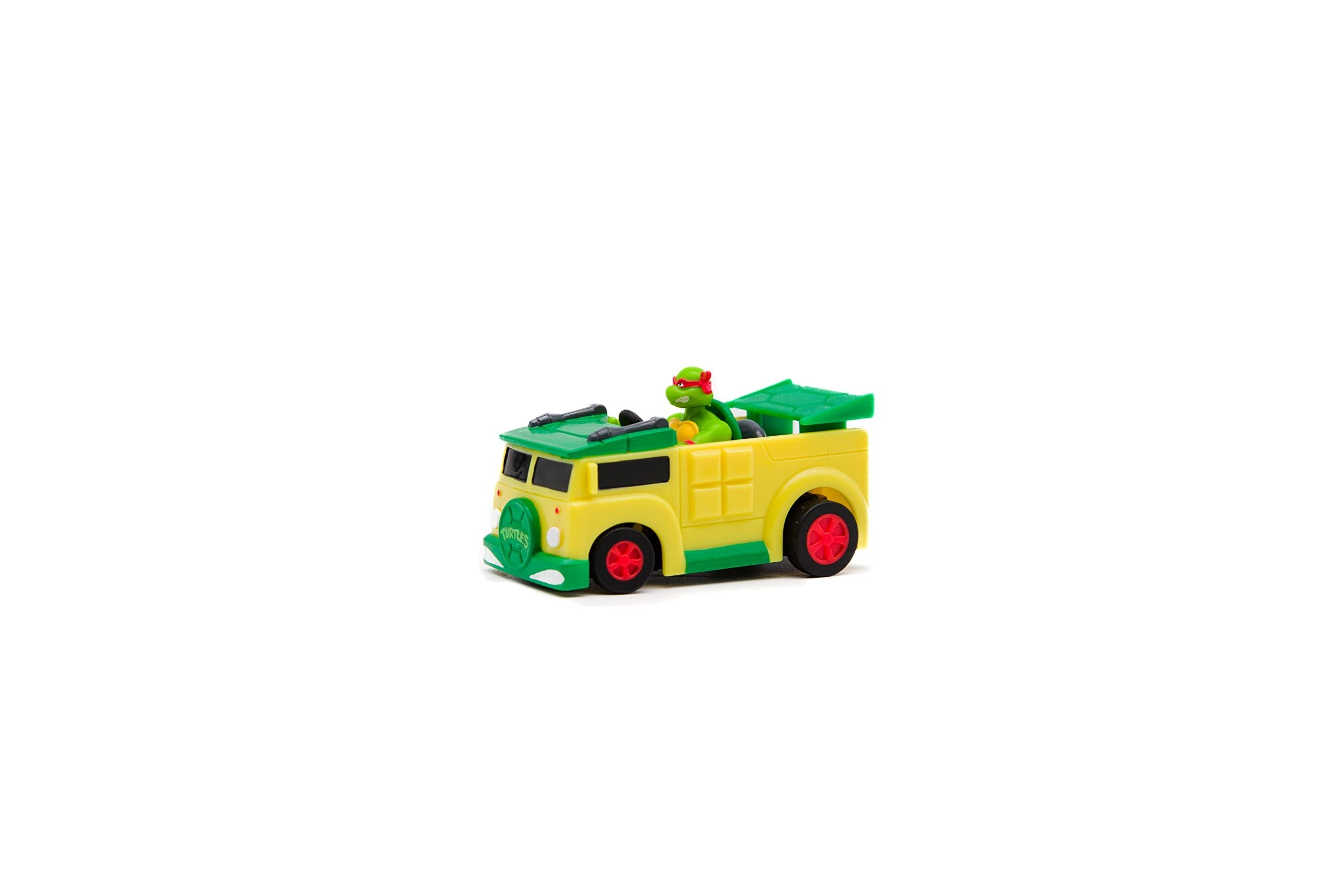 Teenage Mutant Ninja Turtles Toy, Raphael Micro Shell Racer RC Vehicle, 2.4 GHz Turtle Half Shell Controller, TMNT Ninja Racing Toy, Classic Edition for Kids, Ages 5+