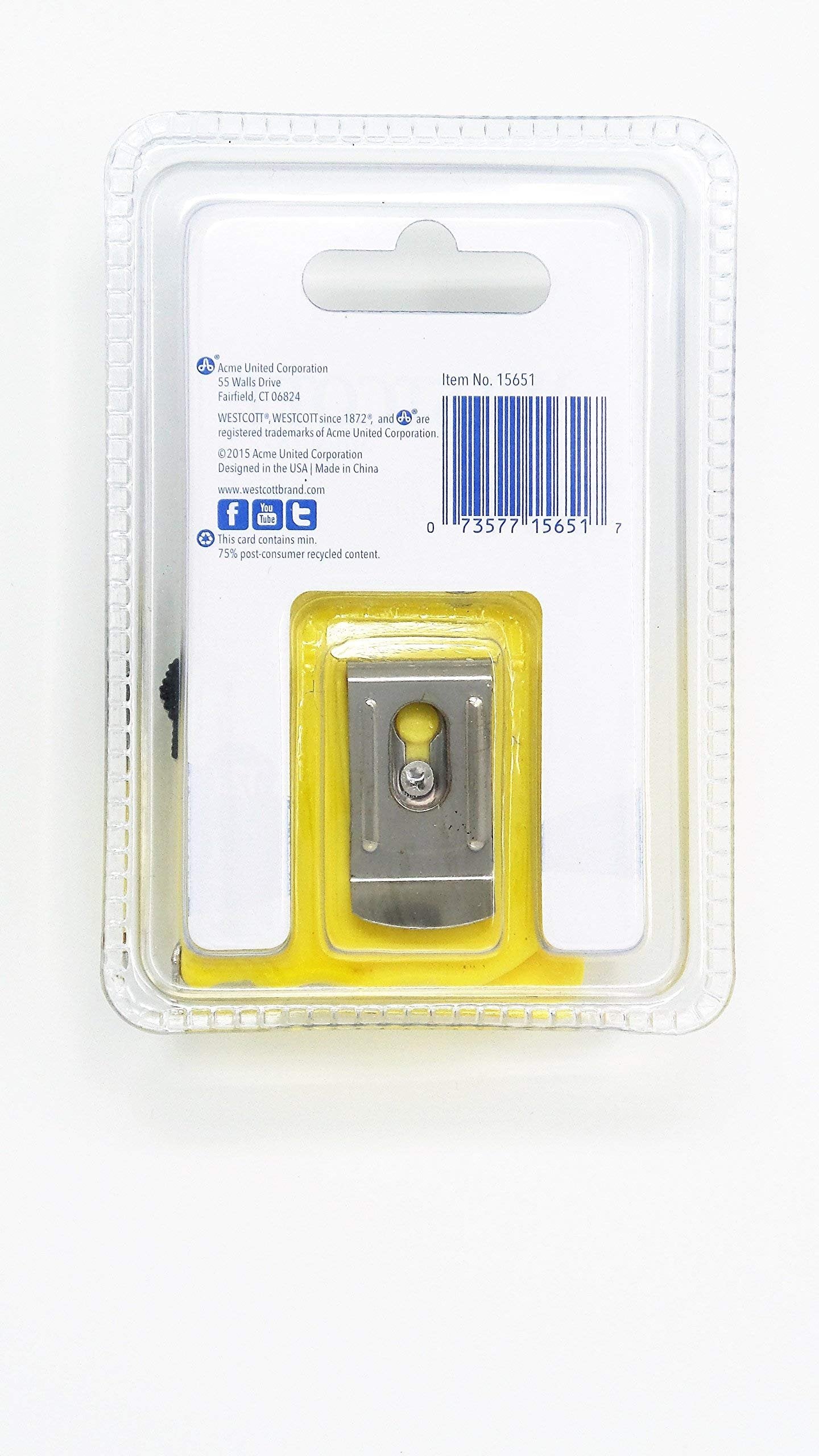 Westcott 15651-030 12' Tape Measure Yellow