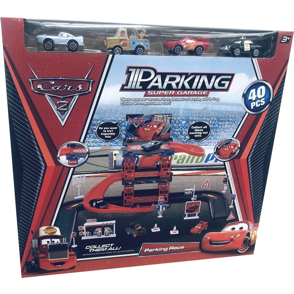Disney Parking Race Pixar Cars 2 Parking Super Garage