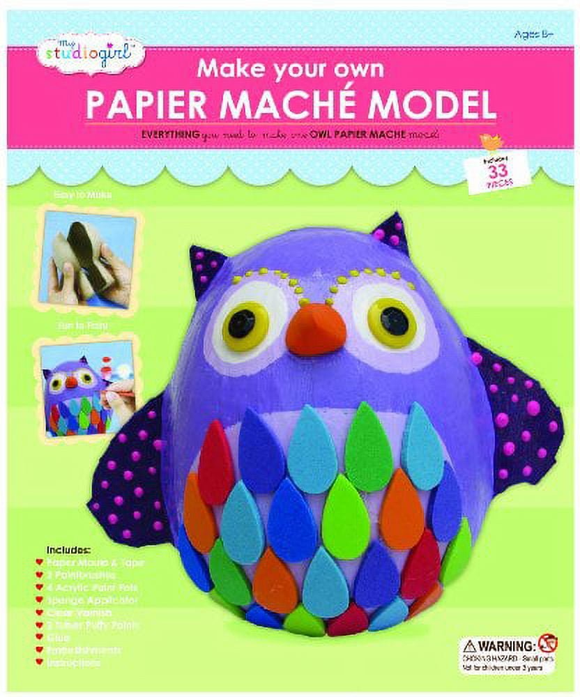 My Studio Girl Papier Mache Owl Kit