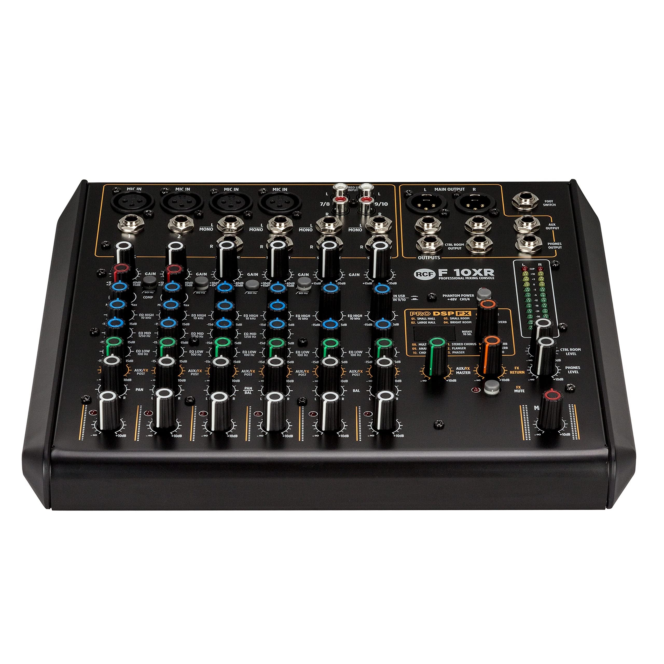 Rcf F-10XR 10 Channel Mixer W/fx And Recording