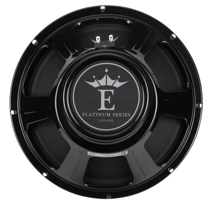 Eminence L12-40A-16 12-inch Alnico Magnet Guitar Speaker - 40W 16 Ohm Vintage Tone Replacement for Guitar Amps - Warm Retro Sound for Blues, Rock and Country Styles