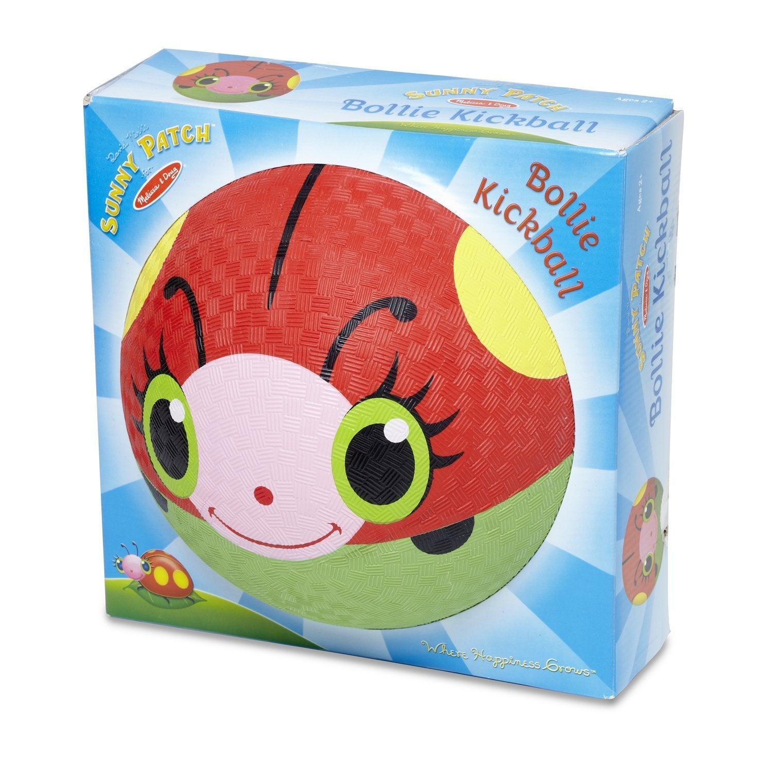 Melissa & Doug Sunny Patch Bollie Ladybug Classic Rubber Kickball