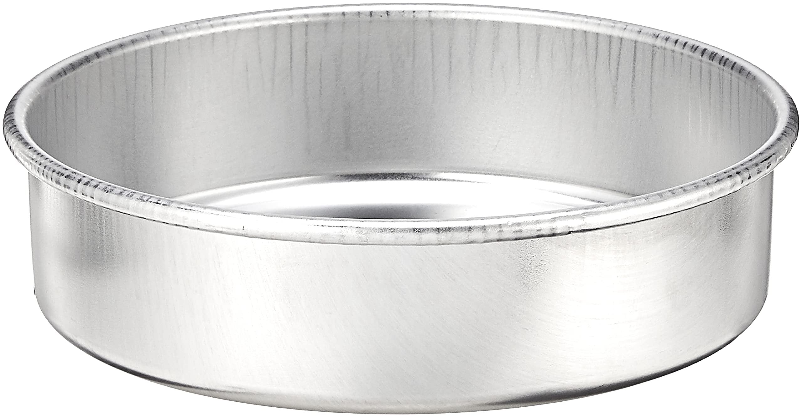 Nordic Ware Natural Aluminum Commercial Round Layer Cake Pan Baking Essentials, 9", Silver