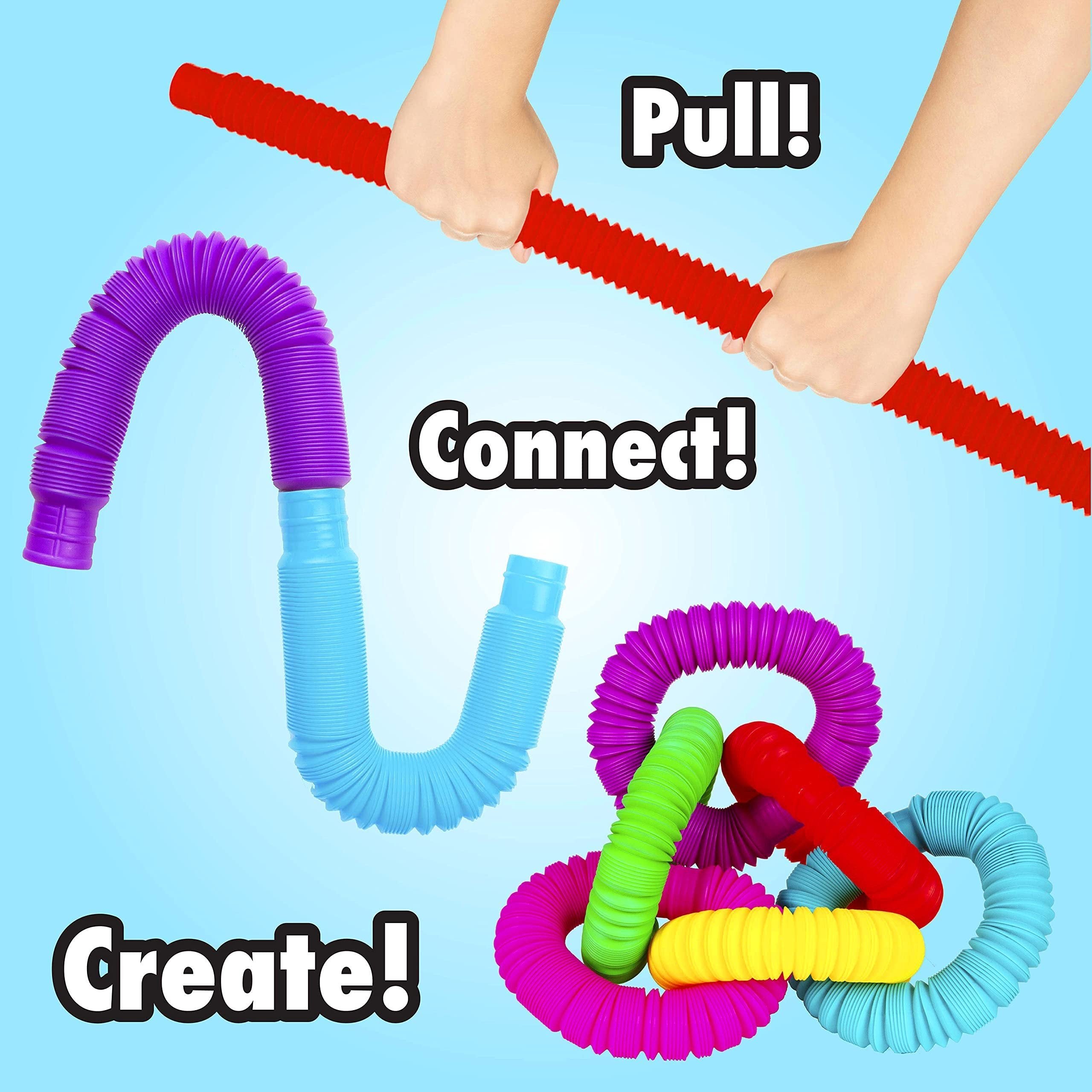 Be Amazing Toys Sense & Grow Sensory Pop Tubes 6-Pack