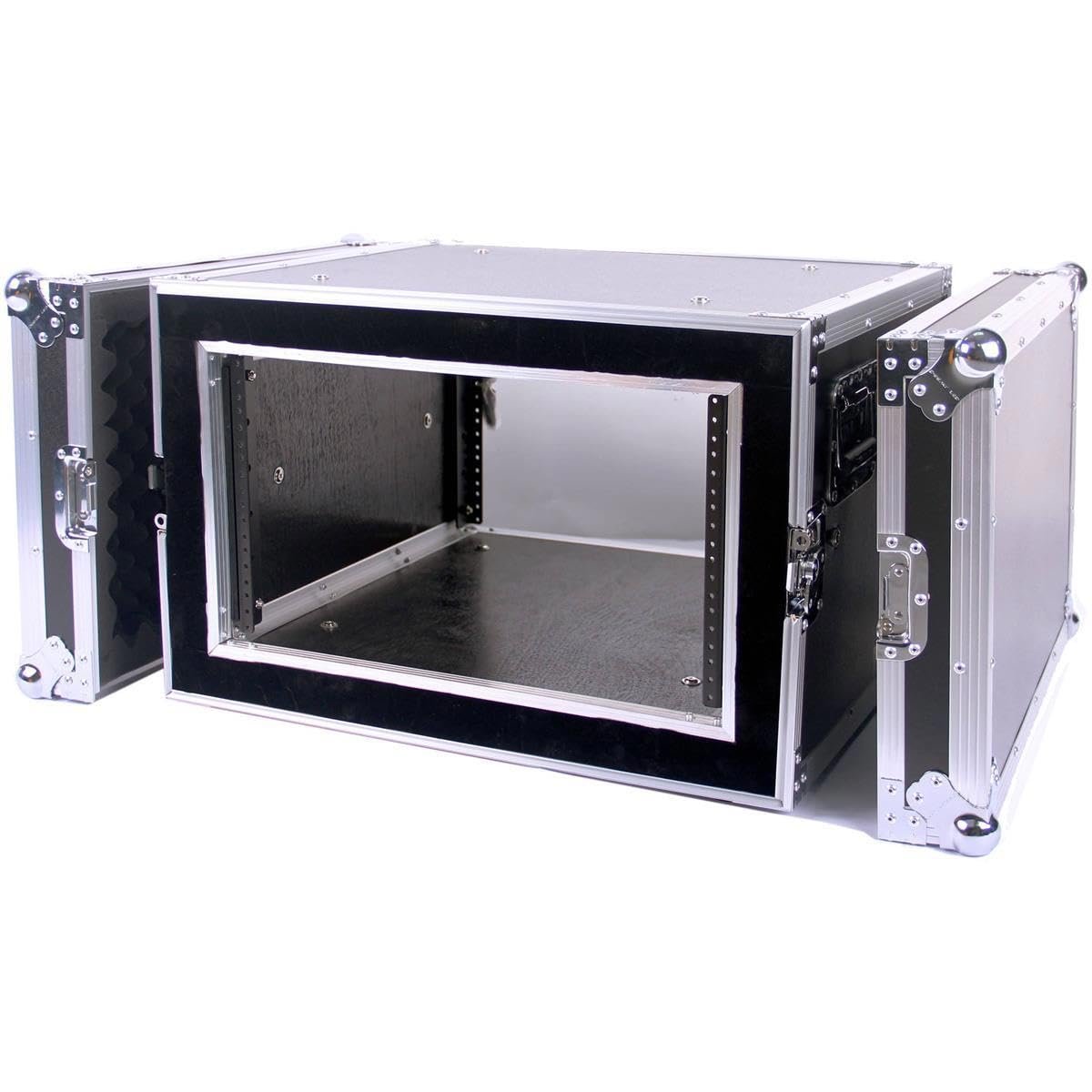 Deejay LED Fly Drive 6U Space Shock Mount Amplifier Case - 21" Body Depth