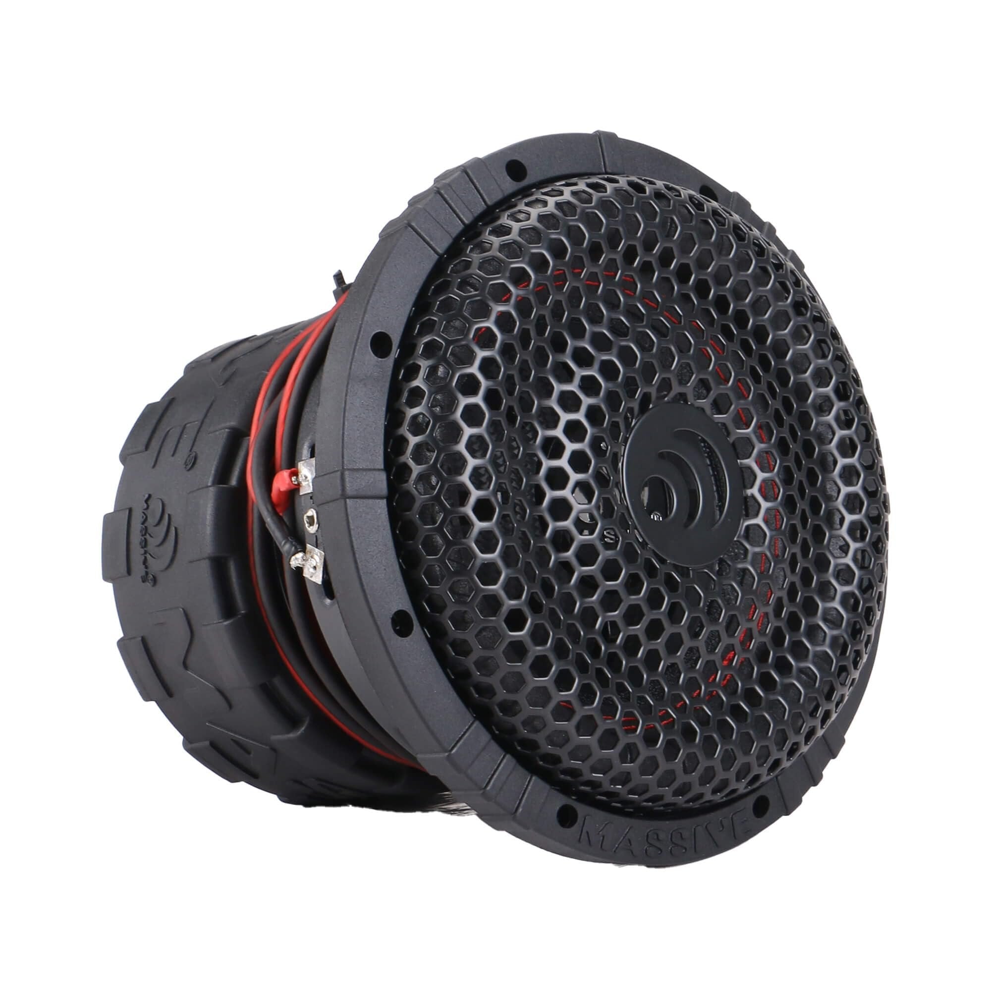 Massive Audio GTR64 | 6.5" 400 Watts RMS / 800w MAX Dual 4 Ohm Subwoofer with Grill