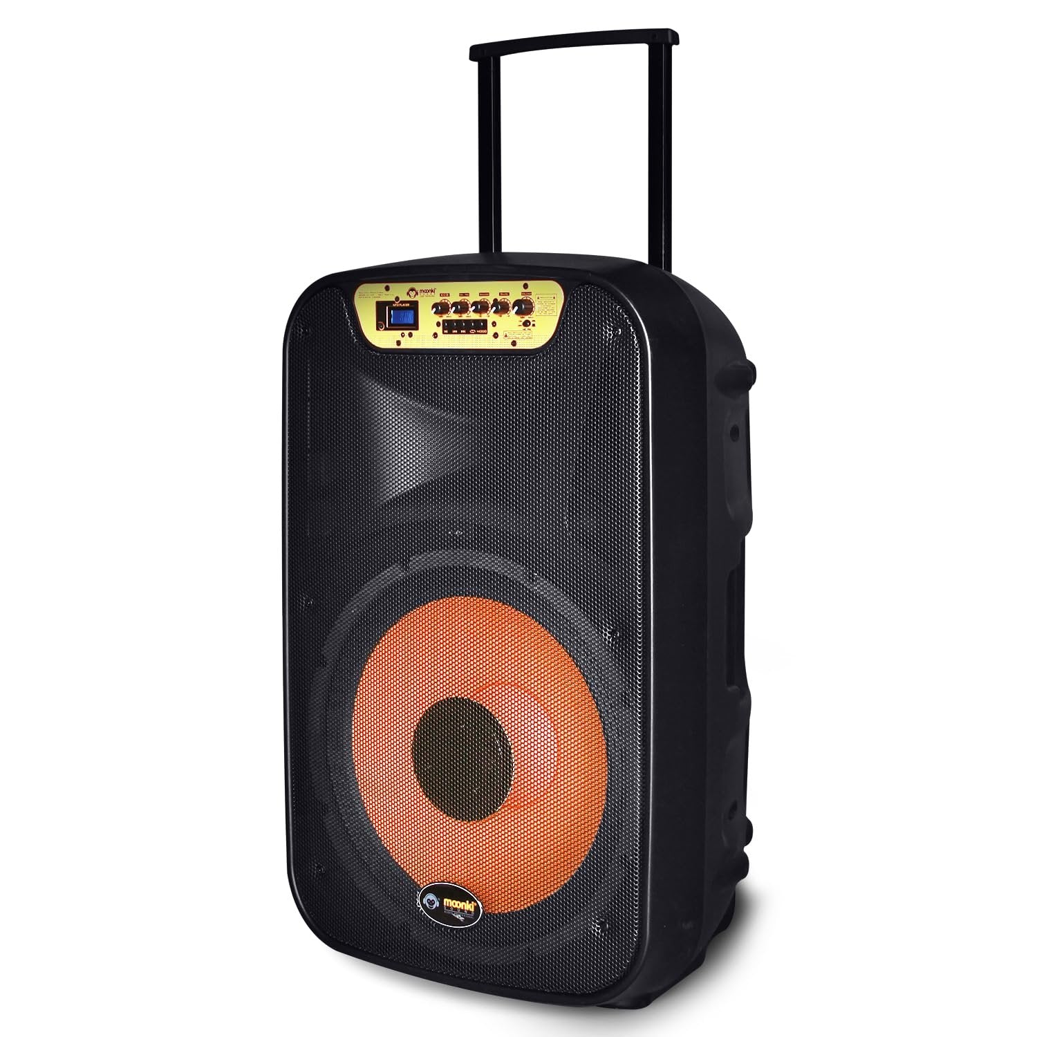 Moonki Sound MS-115B Active PA System Bluetooth Speaker with Microphone - Black