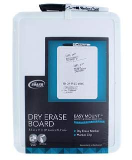 The Board Dudes Dry Erase Boards Vinyl Frame 8 1/2 x 11 1/2 in.