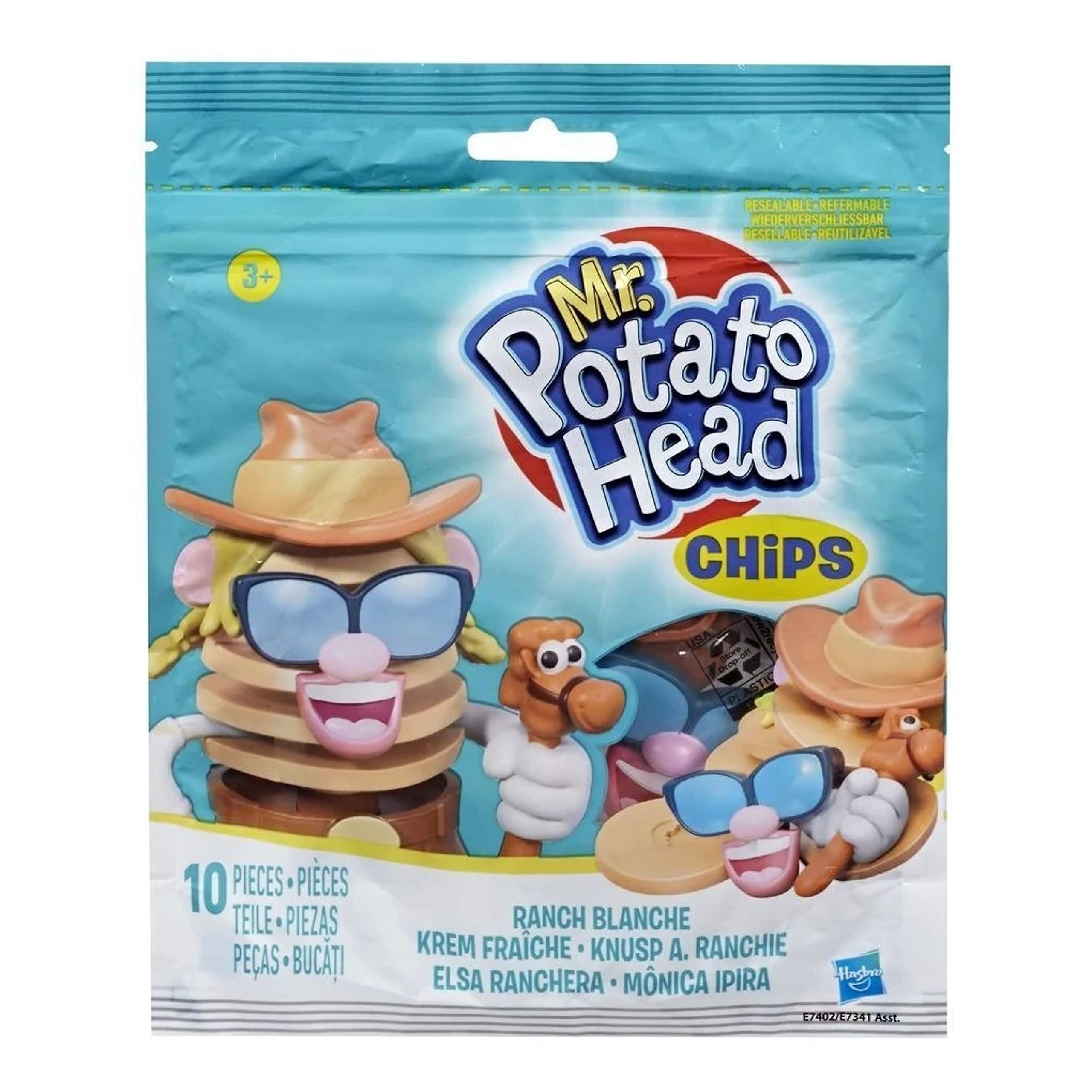 Potato Head Mr Chips: Mr Ranch Blanche Toy for Kids Ages 3 and Up; Mrs
