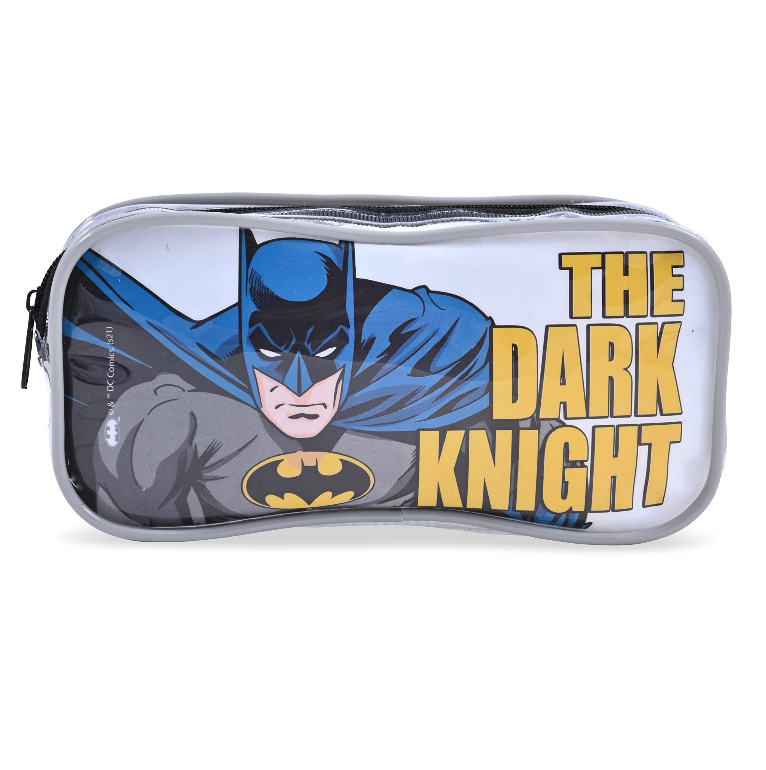 BATMAN Kids Swim Goggles for Boys and Girls | Boys Swimming Goggles with Carrying Case (Yellow)