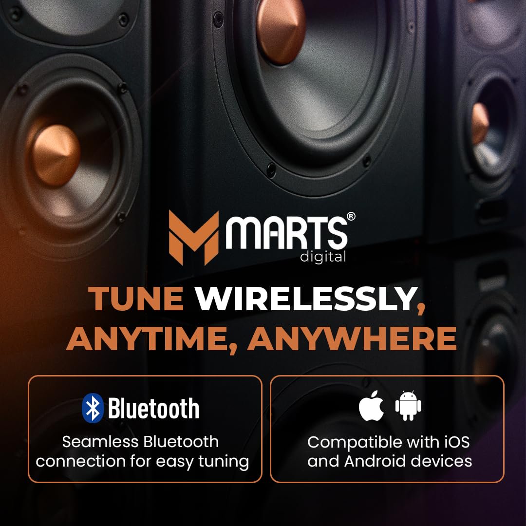 8 Channel Output 32Bits 96KHz Bluetooth Marts Digital DSP / BTX8-DSP