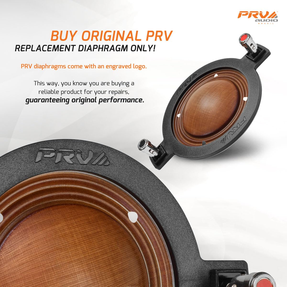 PRV Audio RPD2200Ph Original Authentic Phenolic Replacement Diaphragm for D2200Ph D2200Py Compression Drivers