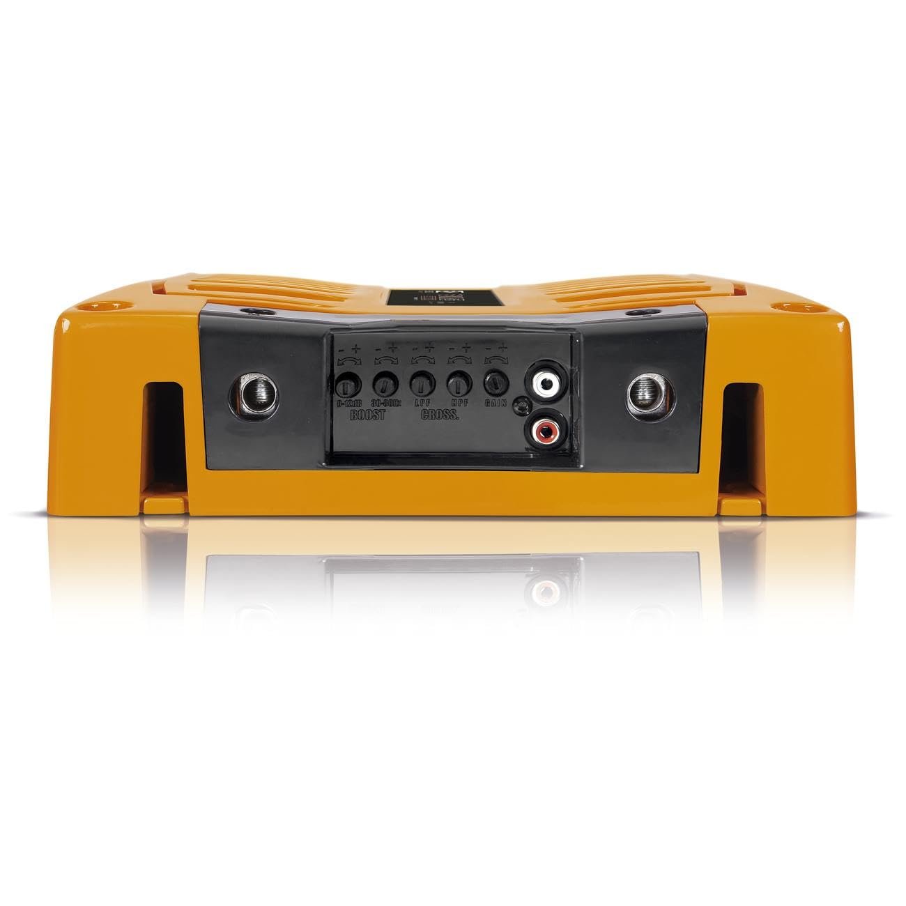 BANDA 1-Channel Vehicle Audio Bass Amplifier - High-Powered Mono Bass Amplifier w/Subsonic Filter and Low Pass Filter Stable at 2 ohm, LED Indicators, Sound Specialization, Orange - VIKING5000.2ORAN