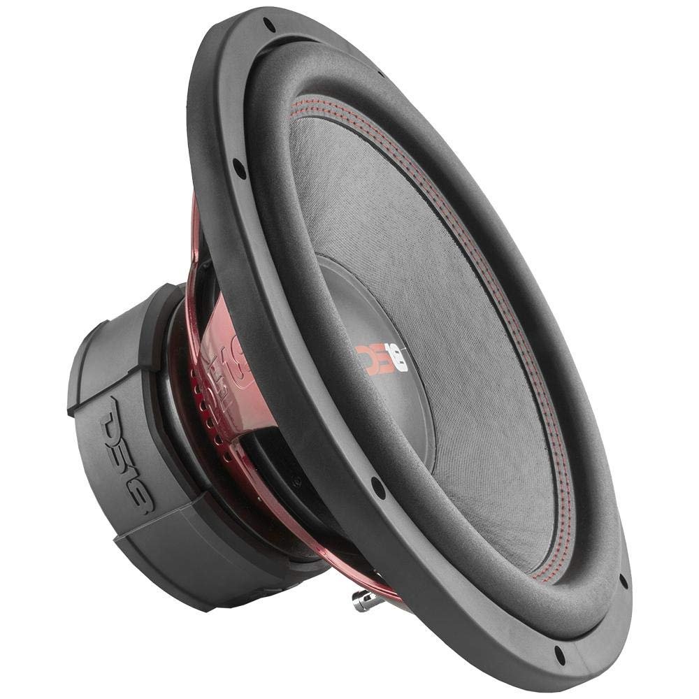 DS18 Elite Z15LE Subwoofer in Black - 15", 2,000W Max Power, 1,000W RMS, 4+4 Ohms, 4 Layer DVC - Premium Car Audio Bass Speaker Great for Low Frequencies and High Power Applications (1 Speaker)