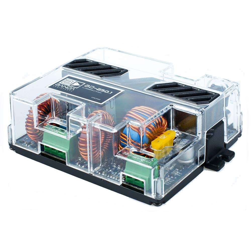 Banda BD 250.1 Channel 250 Watts RMS 4 Ohm Car Amplifier (BD 250.1 Canal - 4 Ohms)