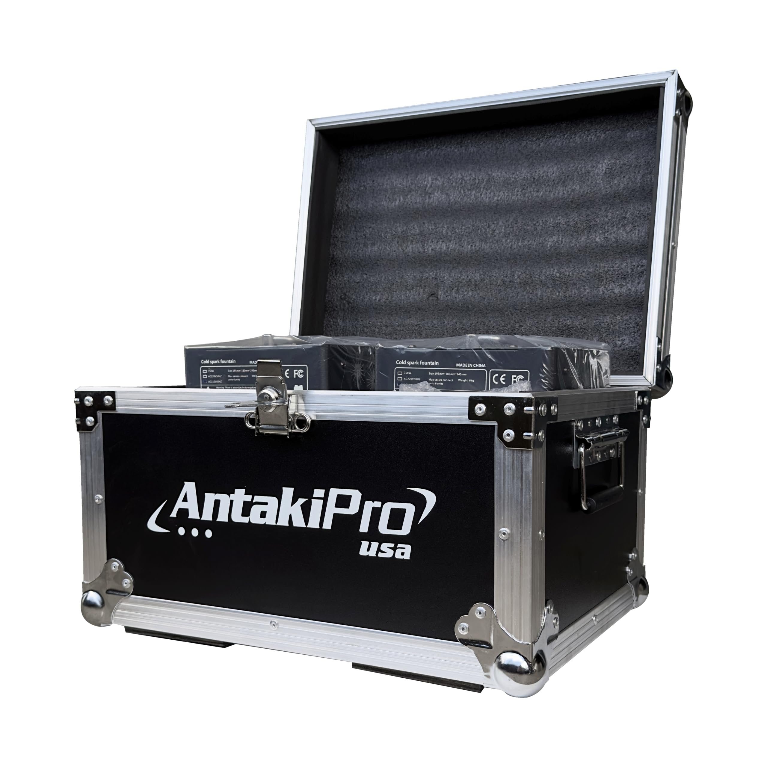 ANTAKIPRO AP-102CASE PRO Grade Flight Case for Spakulas 2 in 1 Case Safely Transport and Storage Audio DJ Equipment
