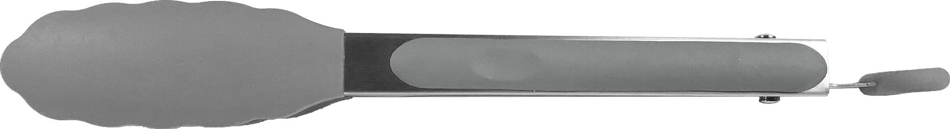 Prepara Stainless Steel with Nylon tip Tongs, 10.5 Inch, Stainless