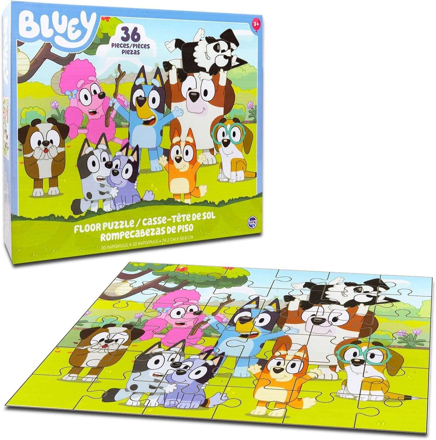 Bluey Characters Floor Puzzle (36 Pieces)