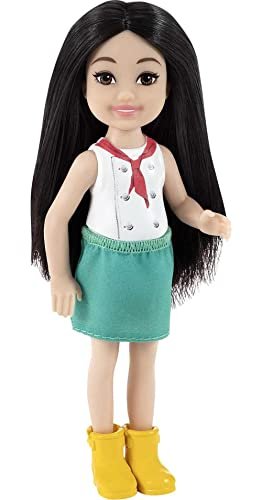 Barbie Chelsea Can Be Doll & Playset, Brunette Pizza Chef Small Doll with Pizza Oven, Food Pieces, Chef's Hat & More Themed Accessories
