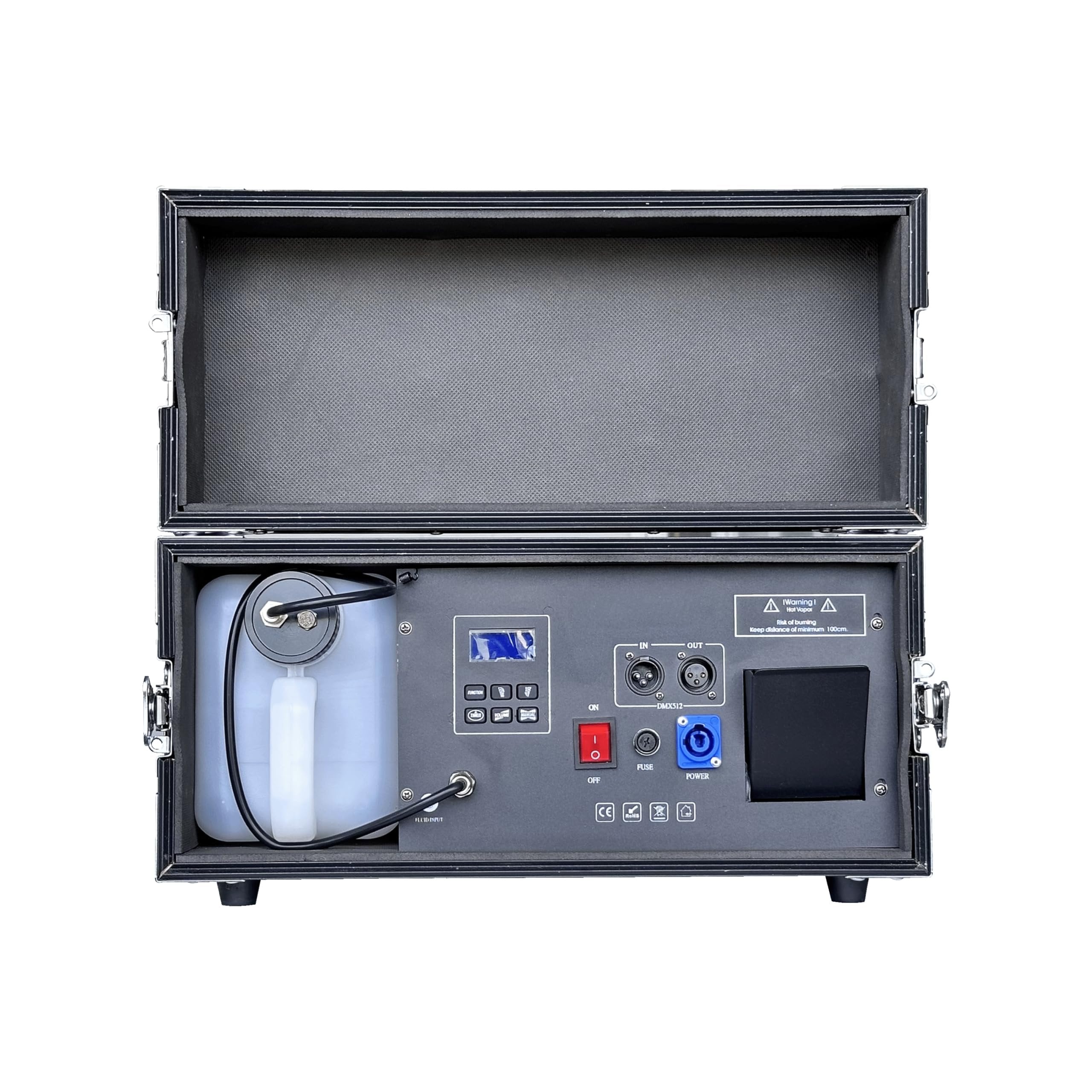 ANTAKIPRO AP-HAZE1200 1200-Watt Entertetaiment Haze Machine With Intergrated Fly-Drive Case